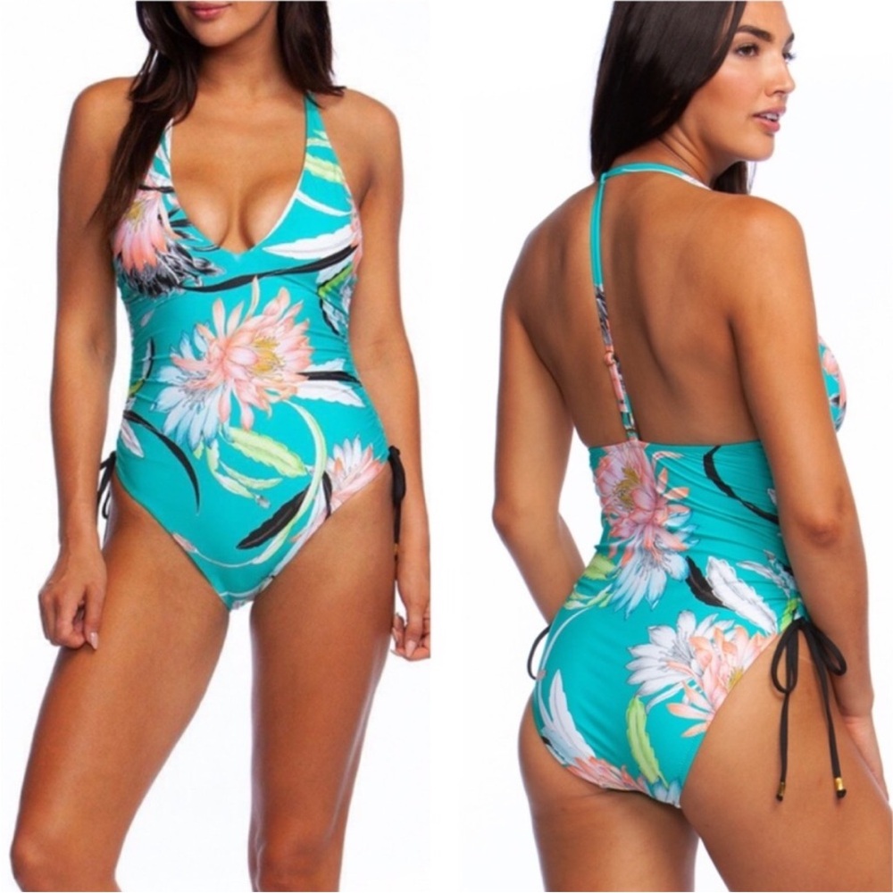 Trina Turk Shangri-La Floral One-Piece Swimsuit